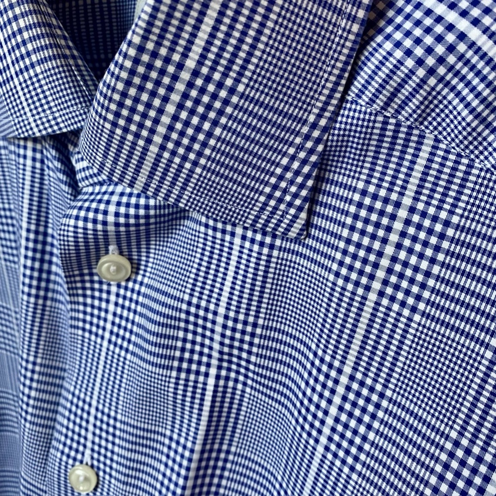 ETON Contemporary Fit Mens Long Sleeve Dress Shirt, Size 15